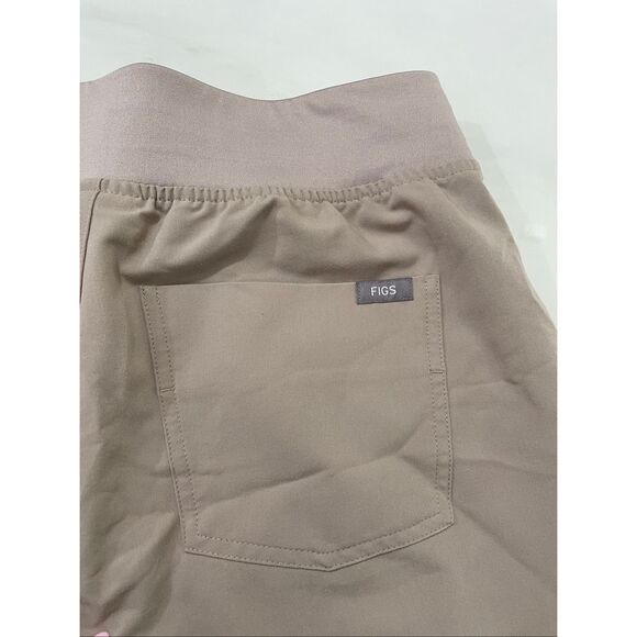 Figs Scrub Joggers Women's Size Medium High Waisted Zamora Tan Sandstone Medical - Picture 5 of 5